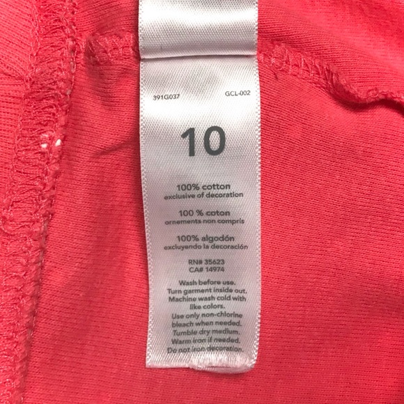 3 for $15 Carter’s Kids Coral Peach Pink & White Polka Dot Shorts Bike Stretch - Picture 4 of 6